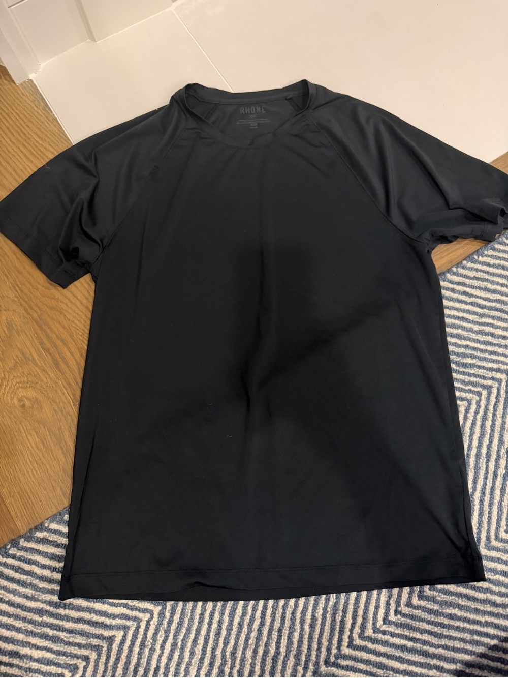 RHONE Black Short Sleeve Performance Tee